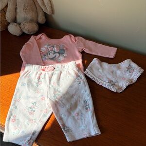 Disney brand Minnie Mouse set 0-3m